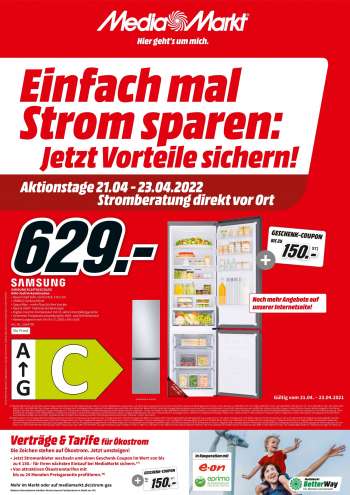 Prospekte MediaMarkt - 21.04.2022 - 23.04.2022.