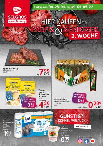 Prospekte Selgros - 28.04.2022 - 4.05.2022.