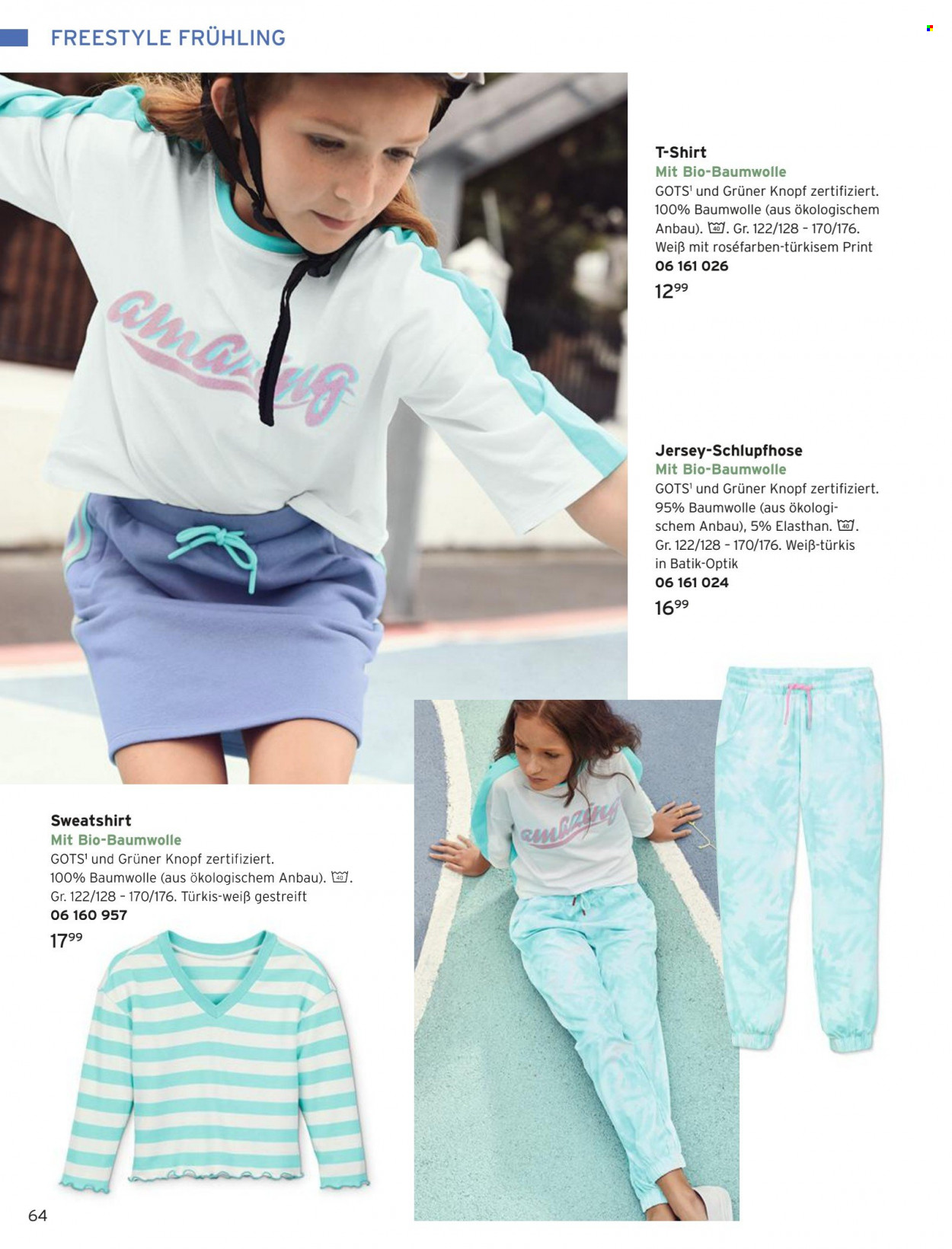 thumbnail - Prospekte Tchibo - Produkte in Aktion - Shirt, Sweatshirt. Seite 64.