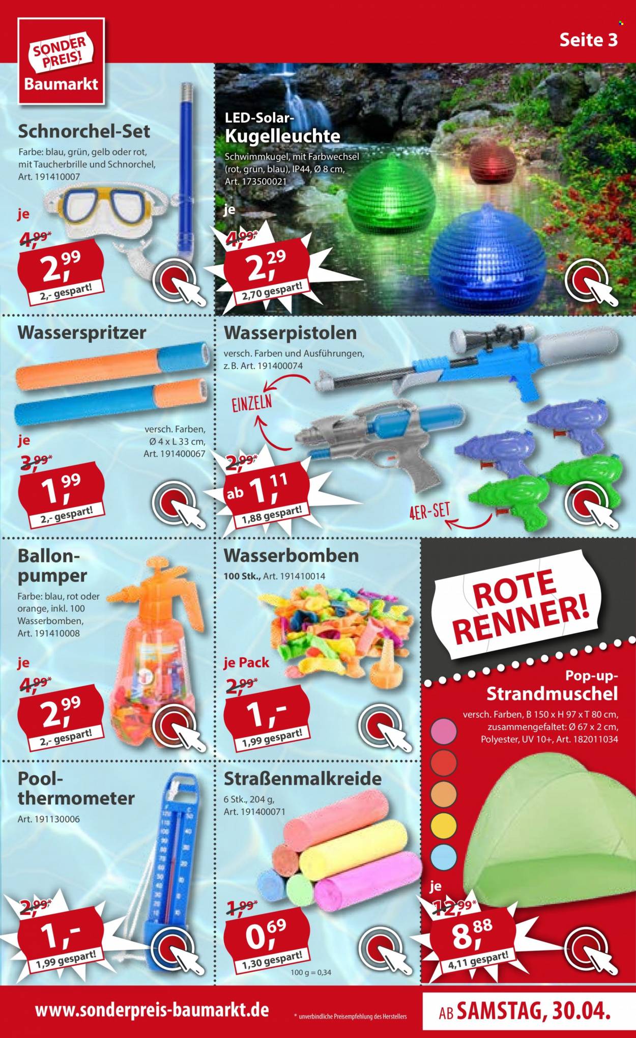 Sonderpreis-Baumarkt Prospekte  - 30.04.2022 - 6.05.2022. Seite 3