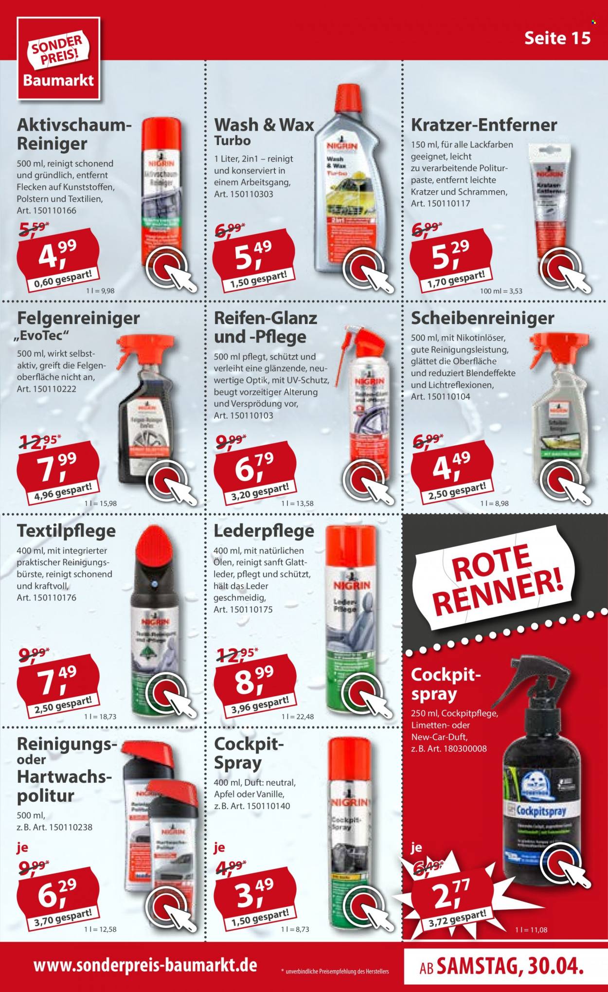 Sonderpreis-Baumarkt Prospekte  - 30.04.2022 - 6.05.2022. Seite 15