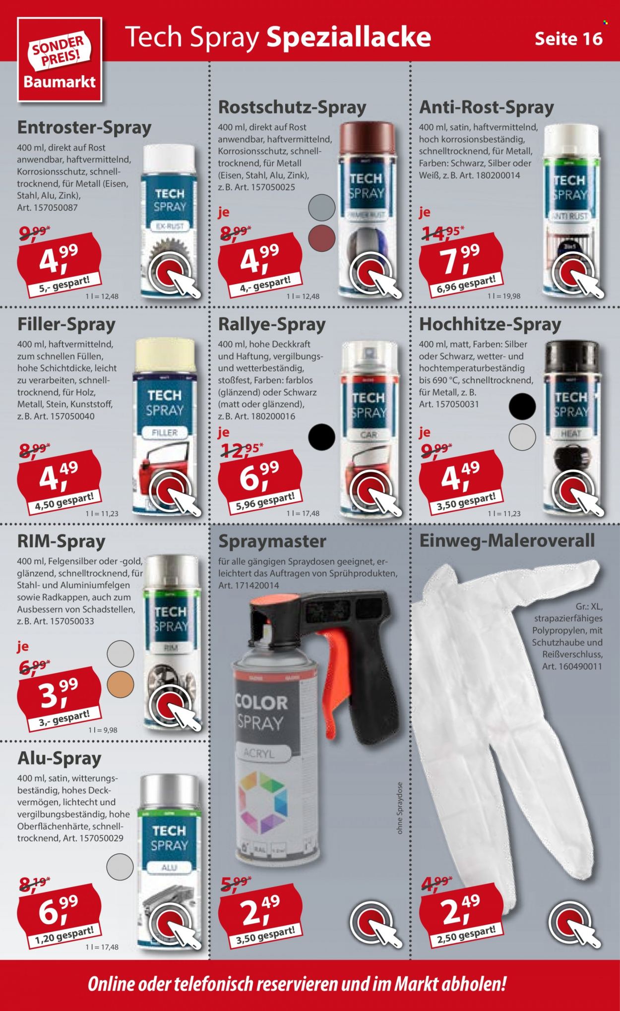 Sonderpreis-Baumarkt Prospekte  - 30.04.2022 - 6.05.2022. Seite 16
