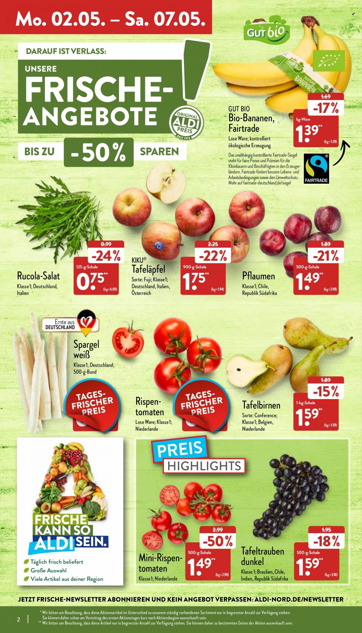 ALDI Nord Prospekte  - 2.05.2022 - 7.05.2022. Seite 2