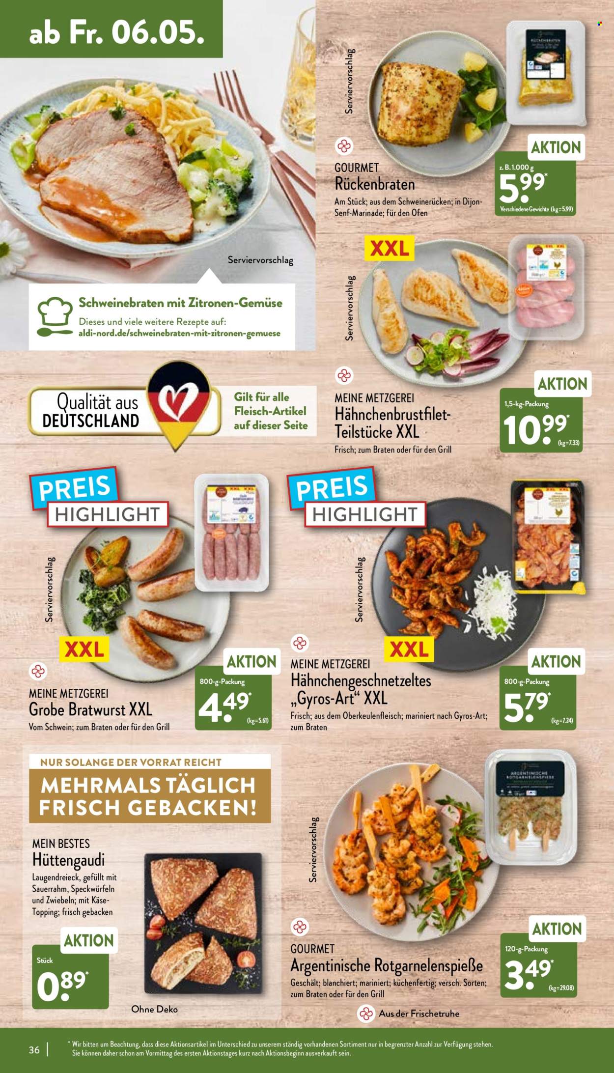ALDI Nord Prospekte  - 2.05.2022 - 7.05.2022. Seite 36