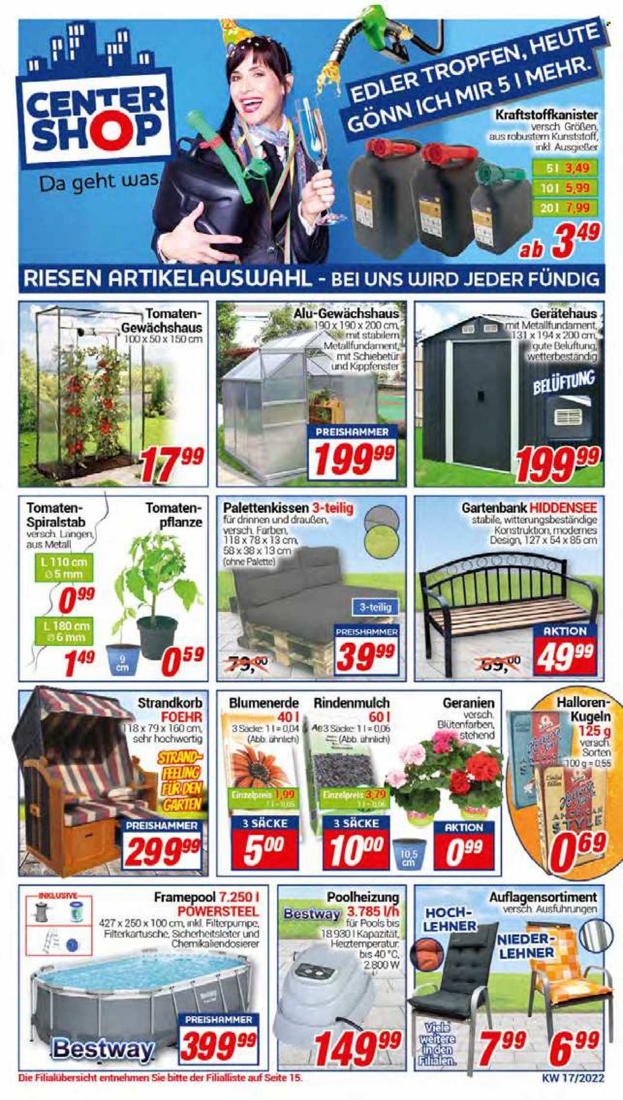 CENTERSHOP Prospekte  - 25.04.2022 - 30.04.2022. Seite 1