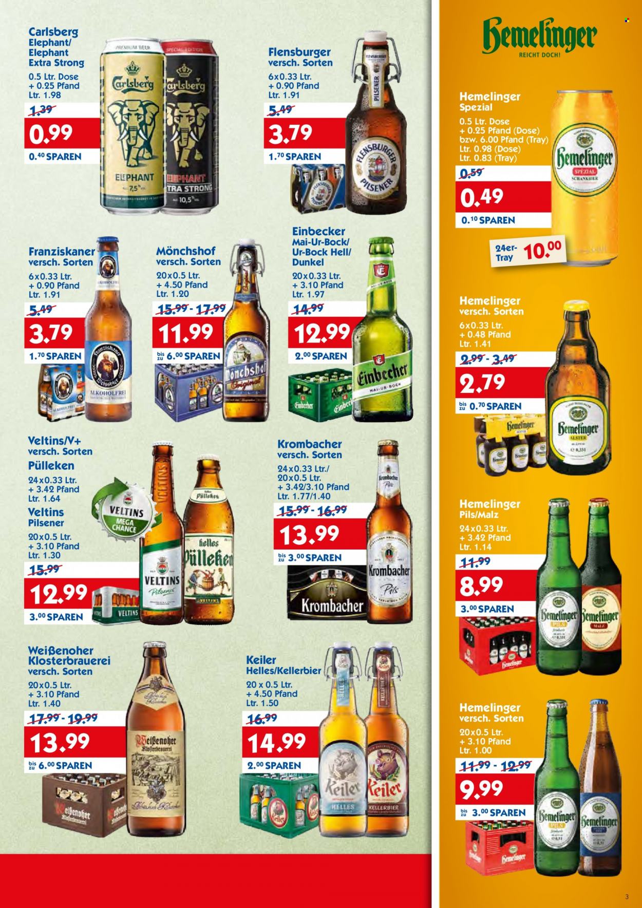Hol'ab! Getränkemarkt Prospekte  - 25.04.2022 - 30.04.2022. Seite 3