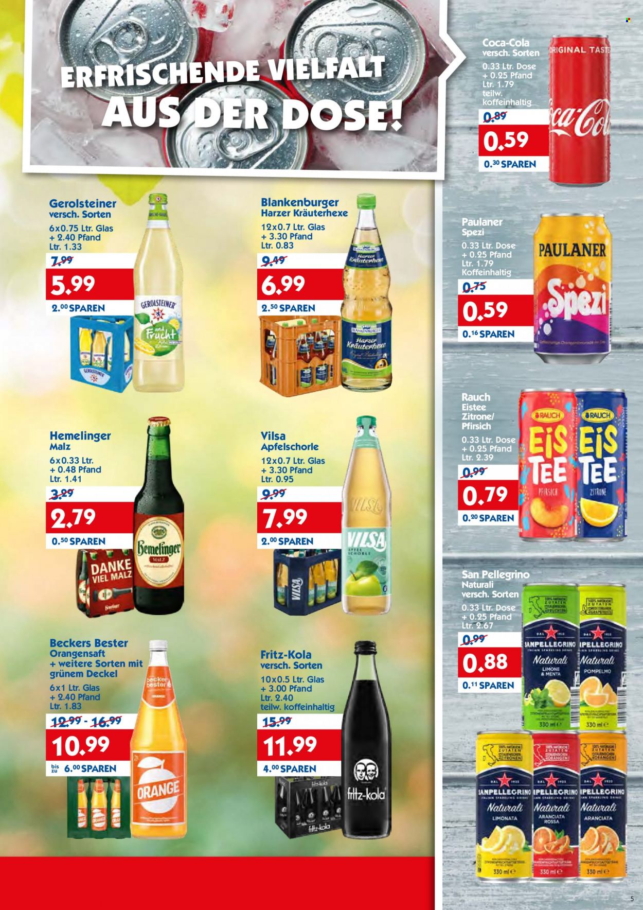 Hol'ab! Getränkemarkt Prospekte  - 25.04.2022 - 30.04.2022. Seite 7