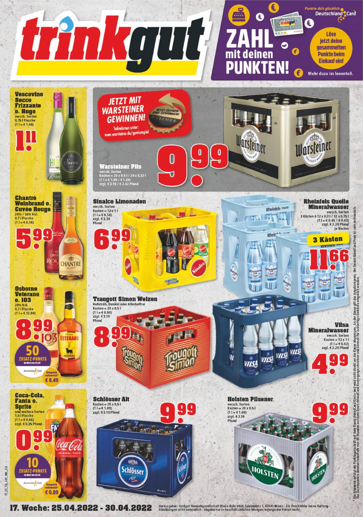 trinkgut Prospekte  - 25.04.2022 - 30.04.2022. Seite 1