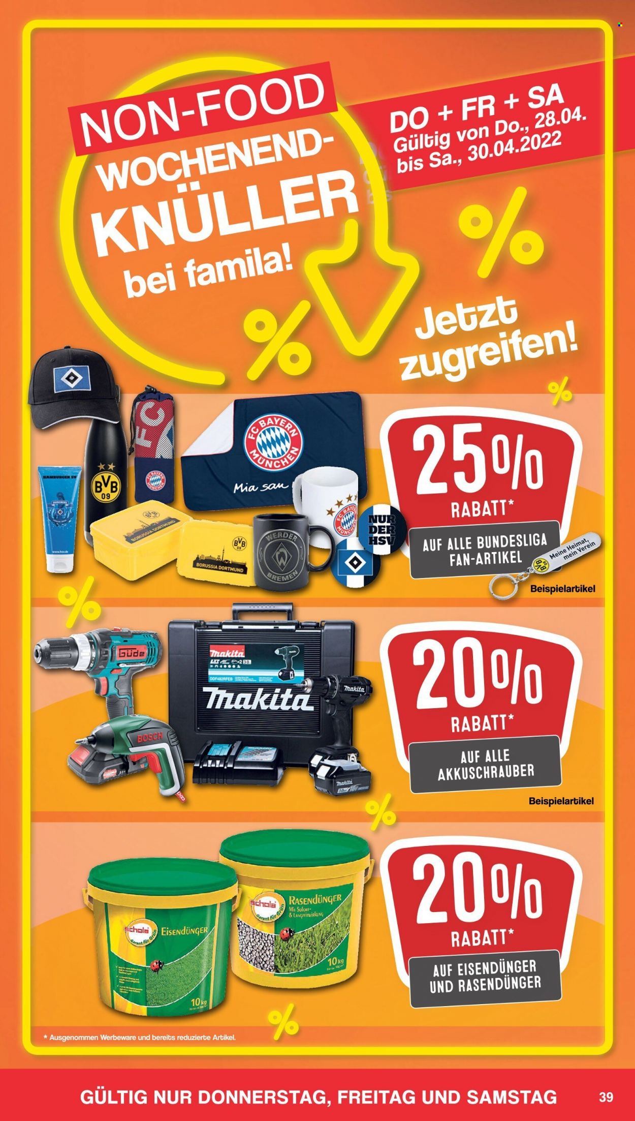 famila Prospekte  - 25.04.2022 - 30.04.2022. Seite 39