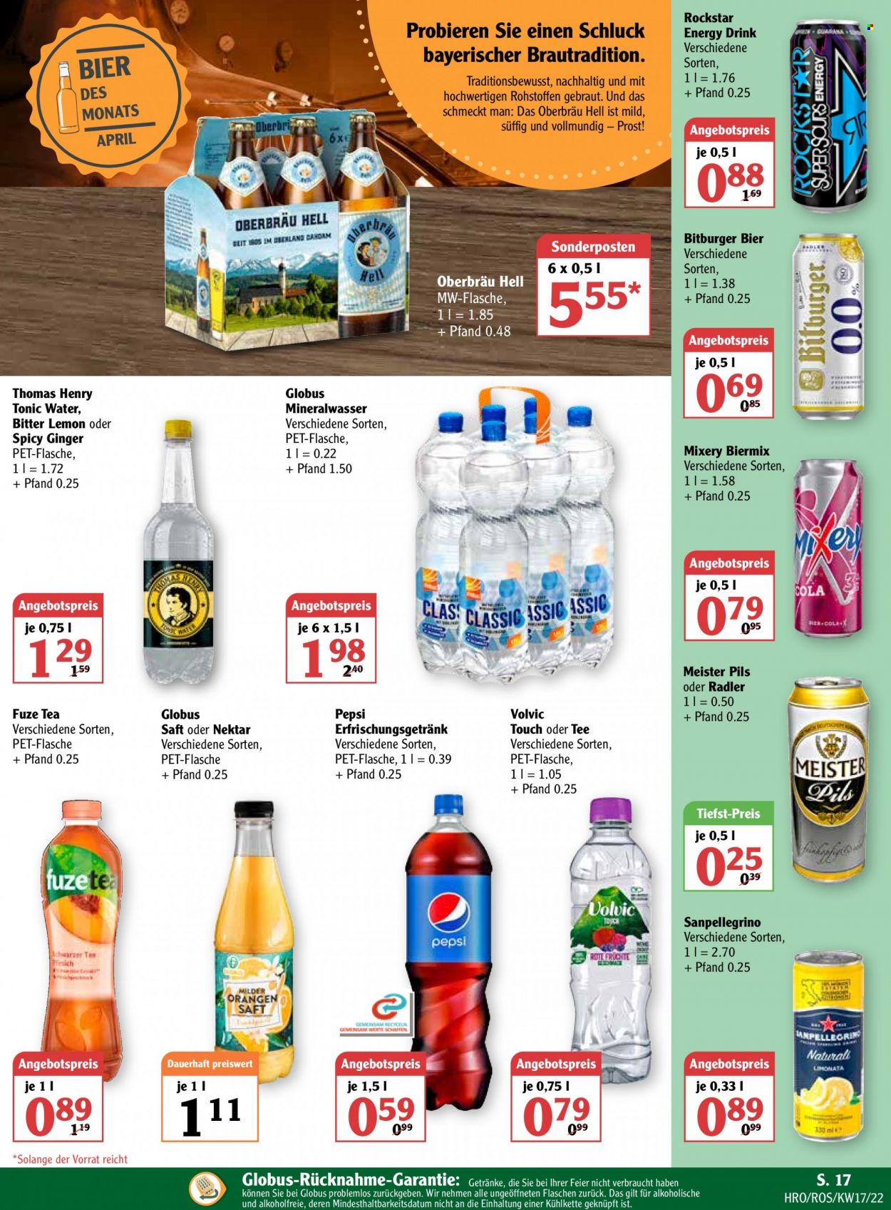 Globus Prospekte  - 25.04.2022 - 30.04.2022. Seite 21