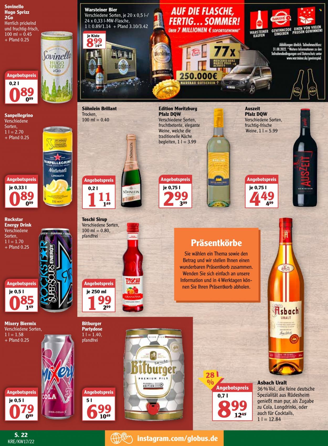 Globus Prospekte  - 25.04.2022 - 30.04.2022. Seite 22