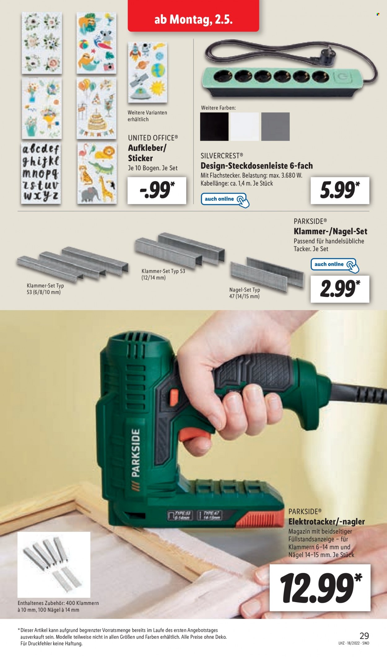 Lidl Prospekte  - 2.05.2022 - 7.05.2022. Seite 29