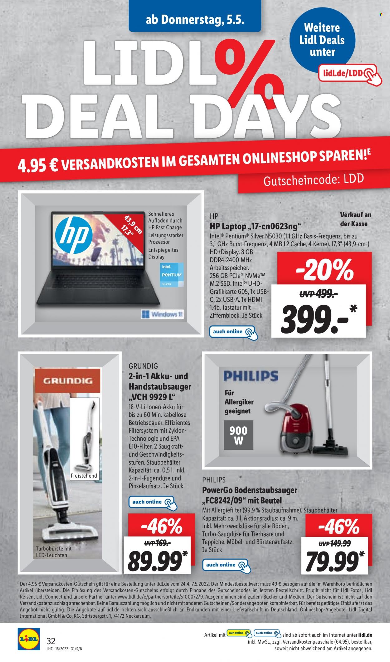 Lidl Prospekte  - 2.05.2022 - 7.05.2022. Seite 32