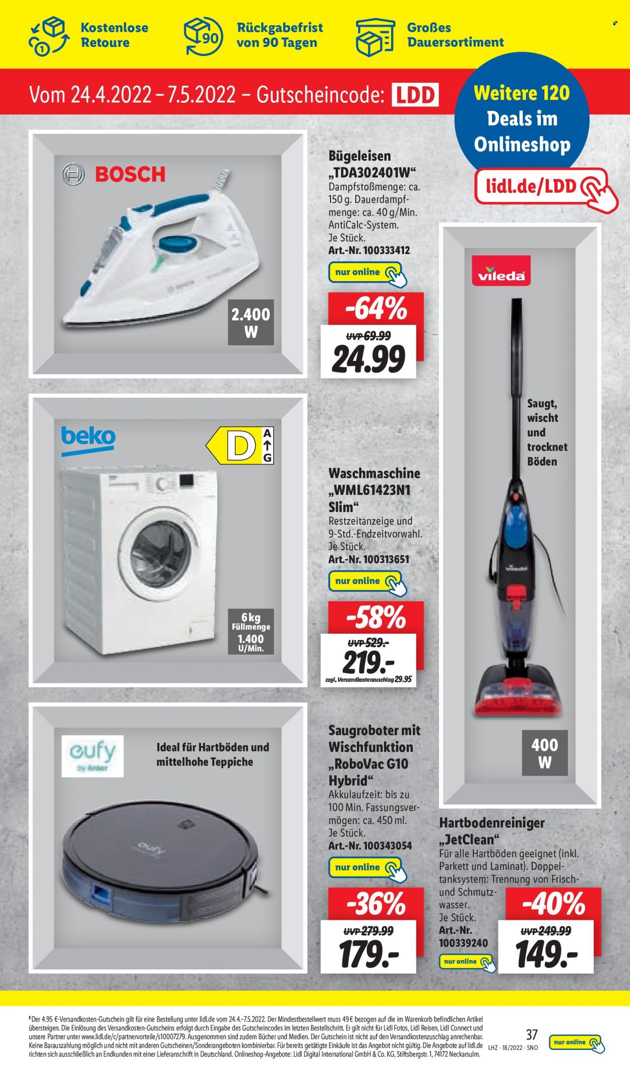 Lidl Prospekte  - 2.05.2022 - 7.05.2022. Seite 37