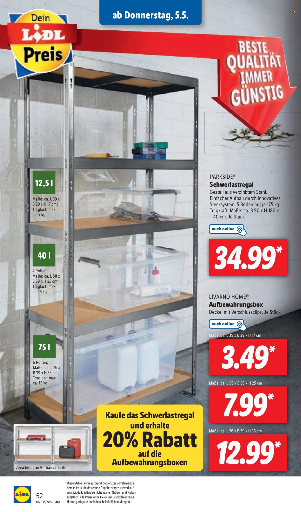Lidl Prospekte  - 2.05.2022 - 7.05.2022. Seite 56