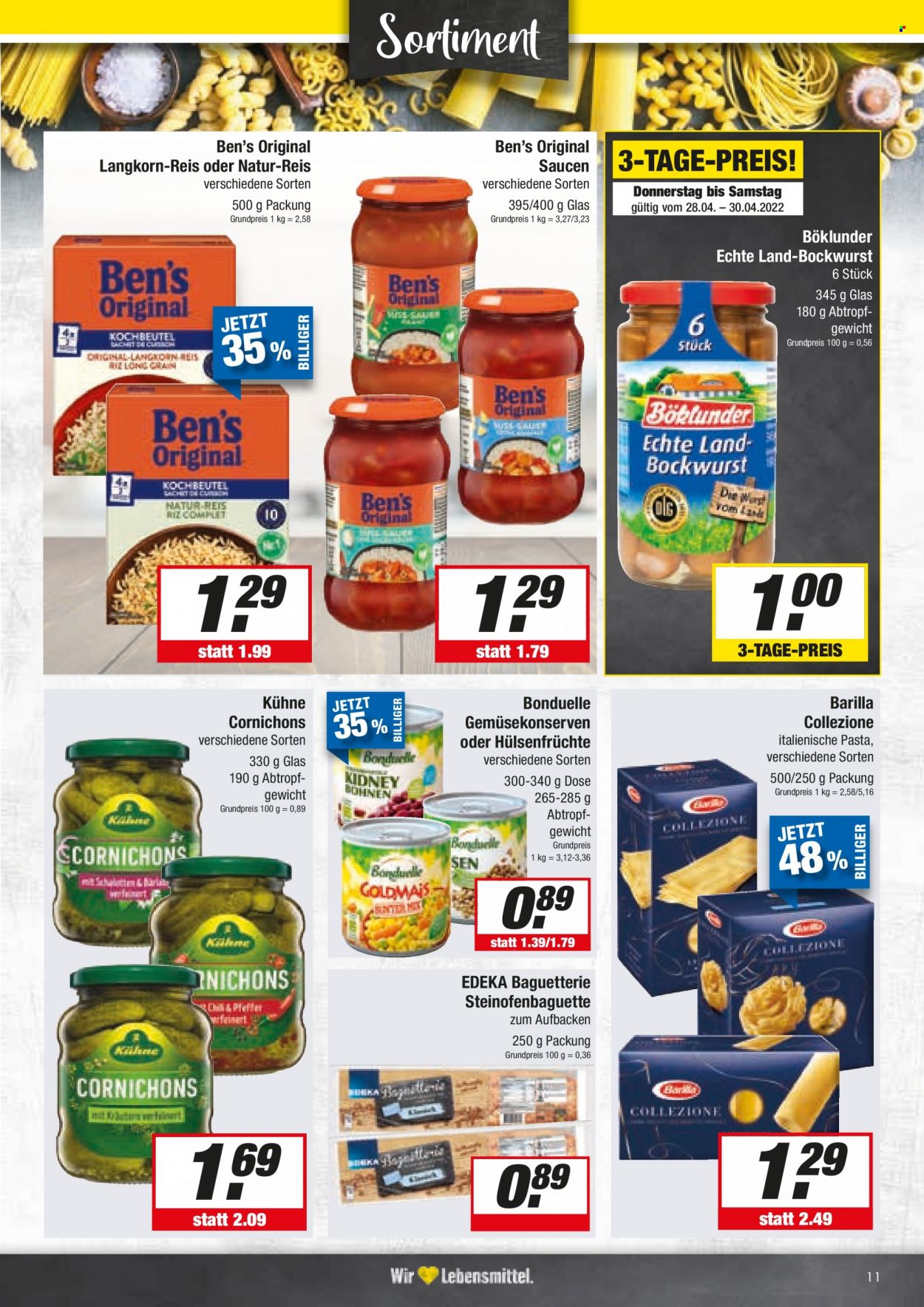 Edeka Prospekte  - 25.04.2022 - 30.04.2022. Seite 11
