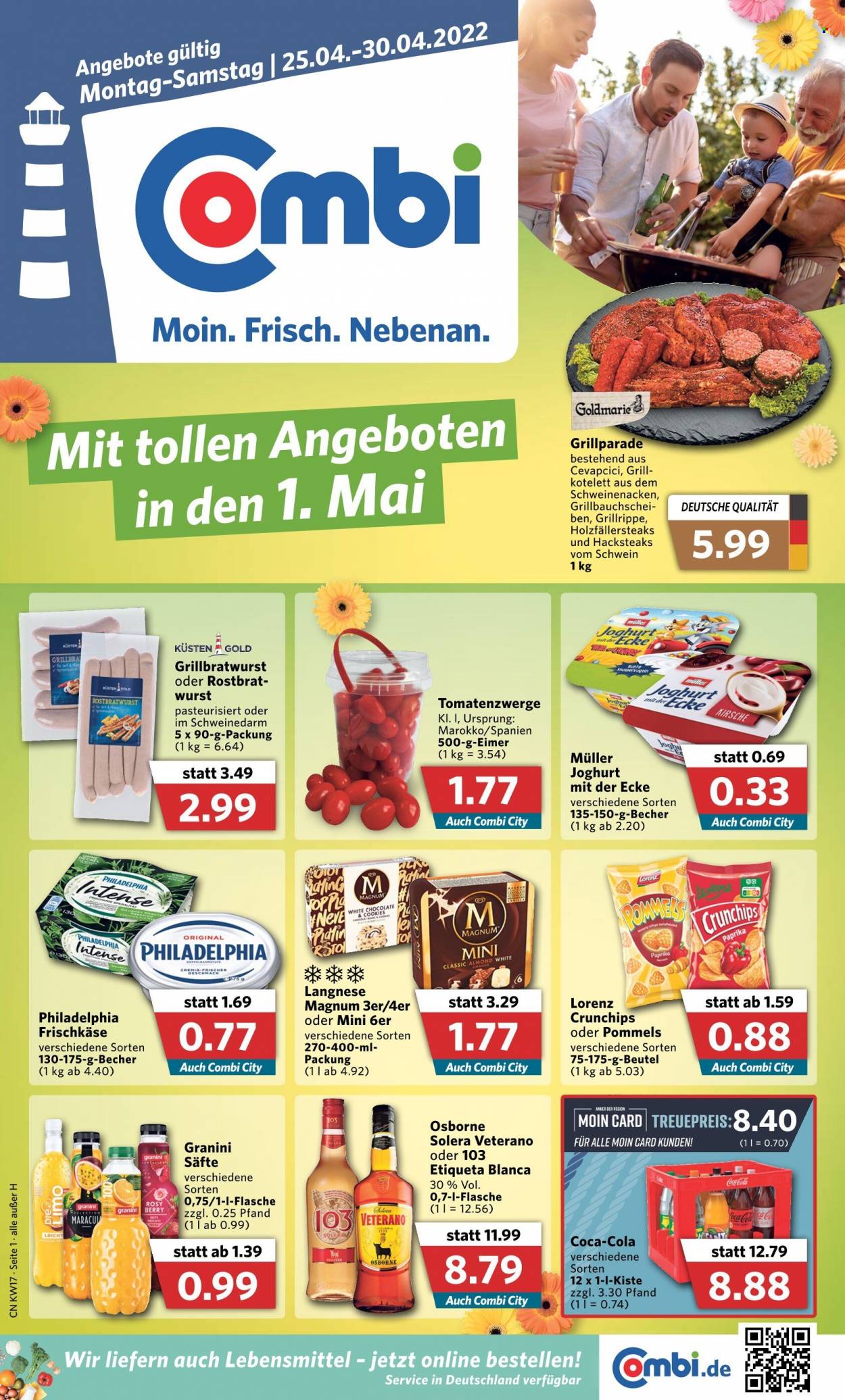 Combi Prospekte  - 25.04.2022 - 30.04.2022. Seite 1
