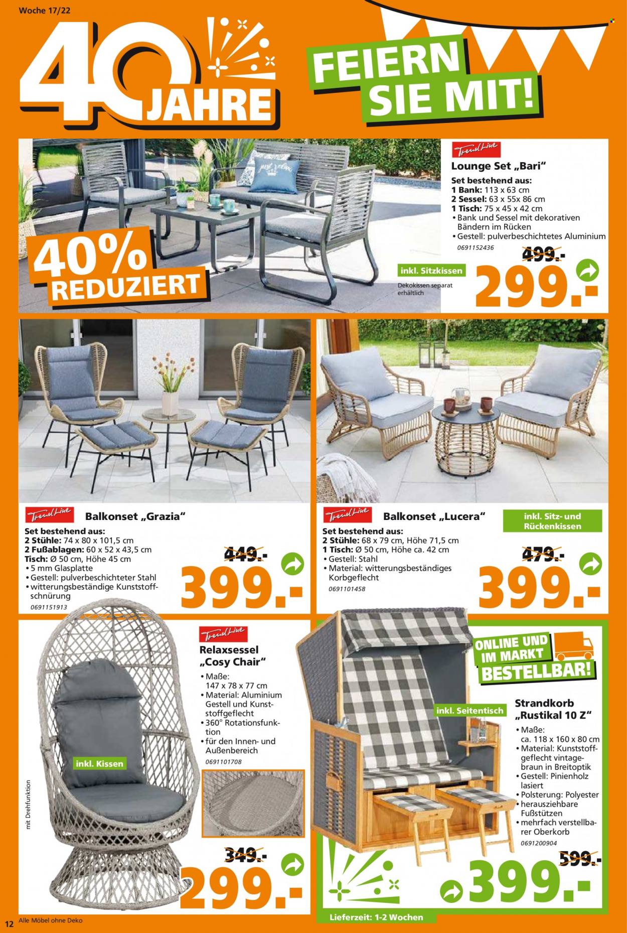 Globus Baumarkt Prospekte  - 25.04.2022 - 30.04.2022. Seite 12