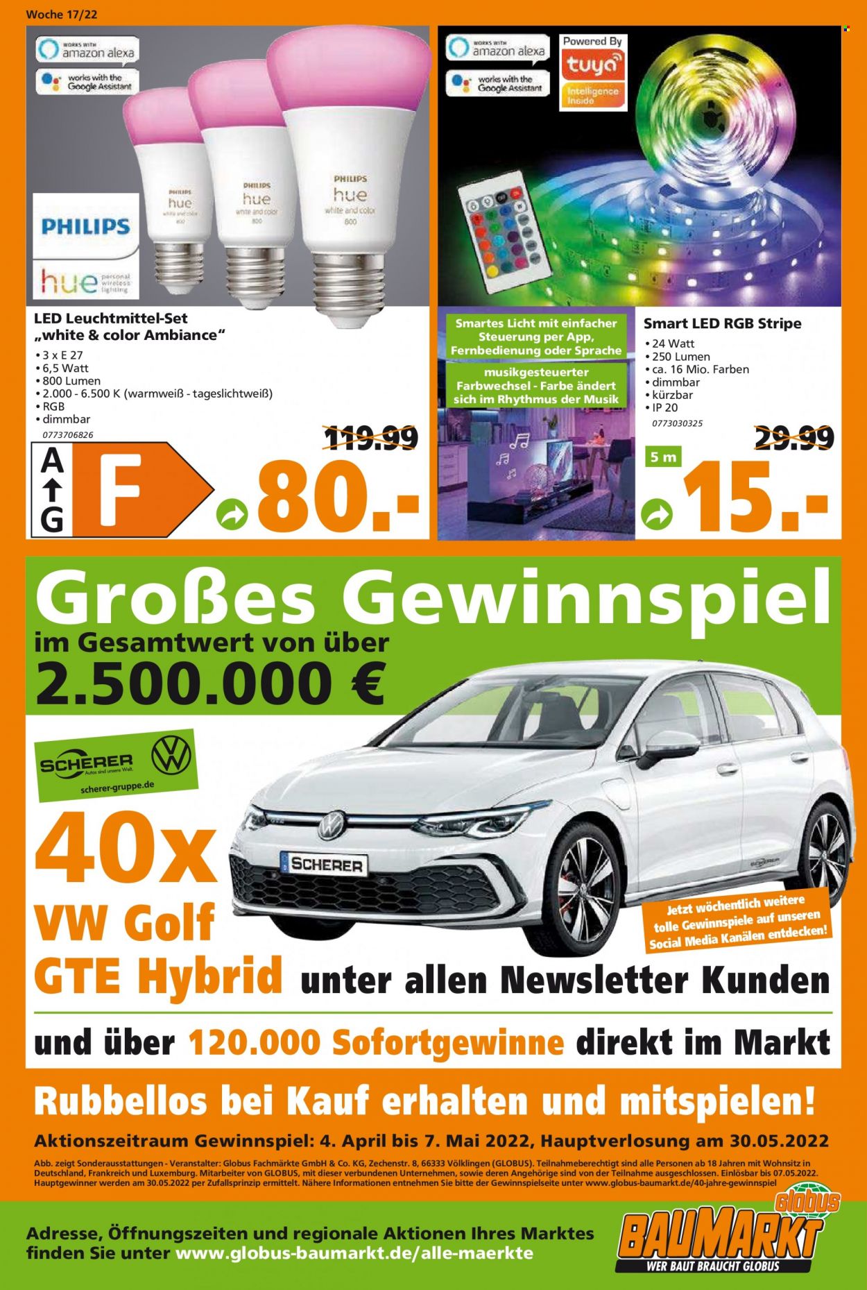 Globus Baumarkt Prospekte  - 25.04.2022 - 30.04.2022. Seite 20