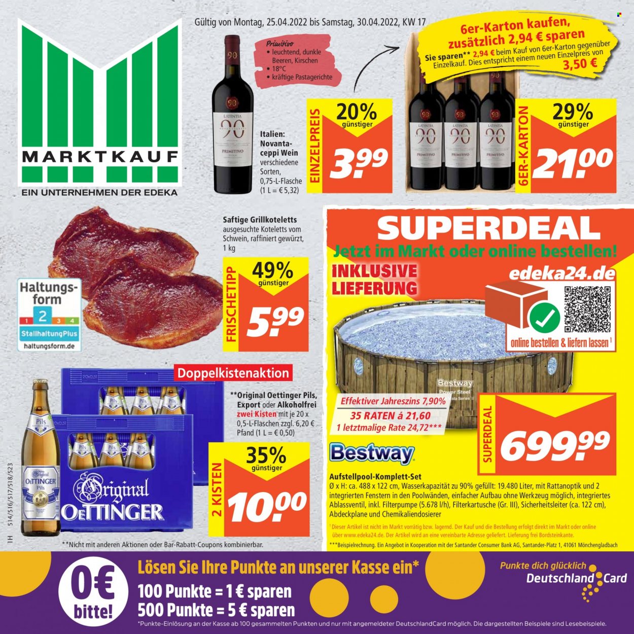 Marktkauf Prospekte  - 25.04.2022 - 30.04.2022. Seite 1