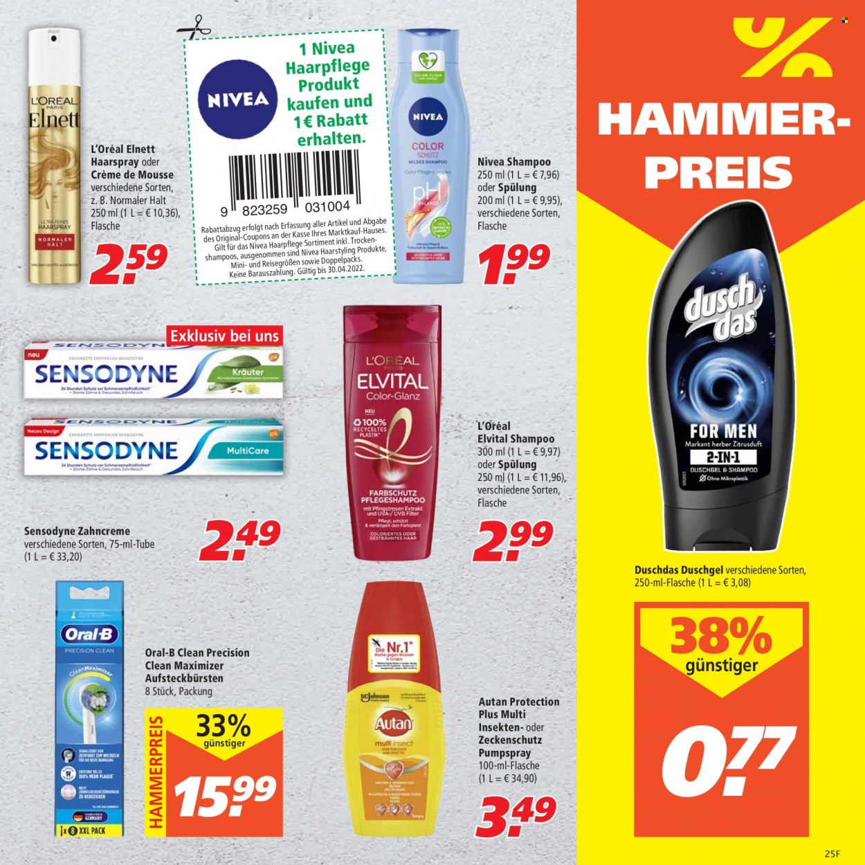 Marktkauf Prospekte  - 25.04.2022 - 30.04.2022. Seite 25