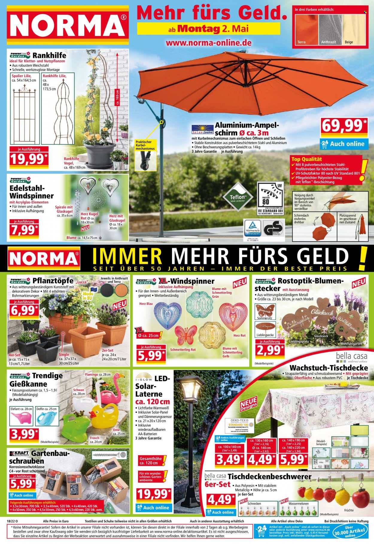 Norma Prospekte  - 2.05.2022 - 8.05.2022. Seite 1