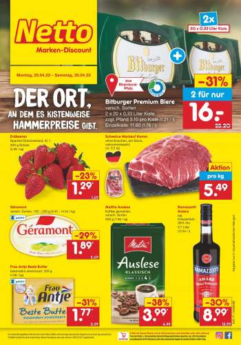 Prospekte Netto Marken-Discount - 25.04.2022 - 30.04.2022.