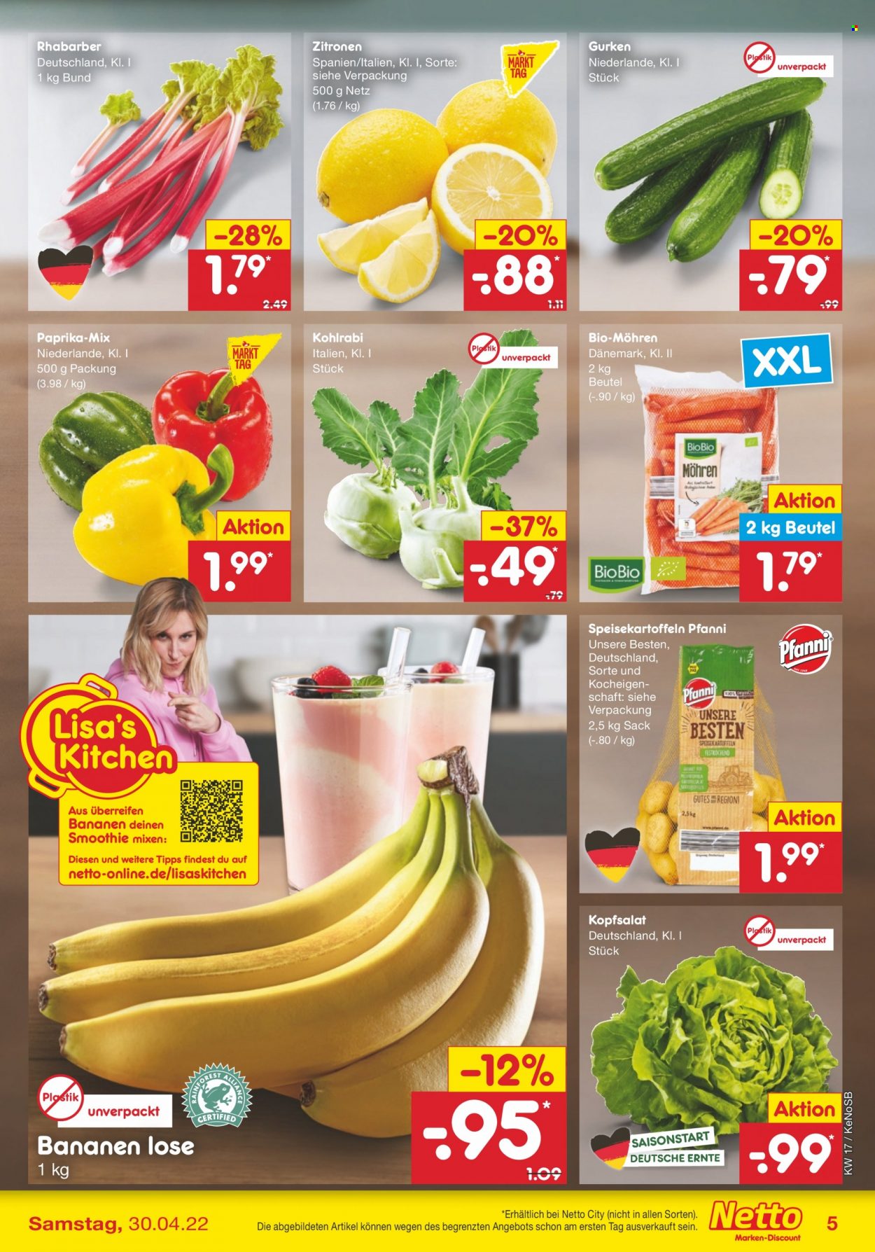 Netto Marken-Discount Prospekte  - 25.04.2022 - 30.04.2022. Seite 5