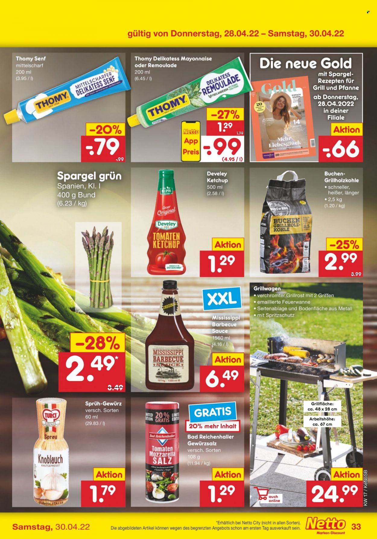 Netto Marken-Discount Prospekte  - 25.04.2022 - 30.04.2022. Seite 33