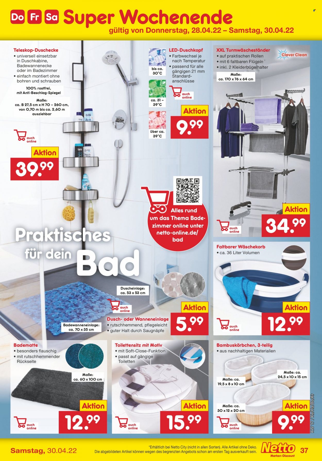 Netto Marken-Discount Prospekte  - 25.04.2022 - 30.04.2022. Seite 37