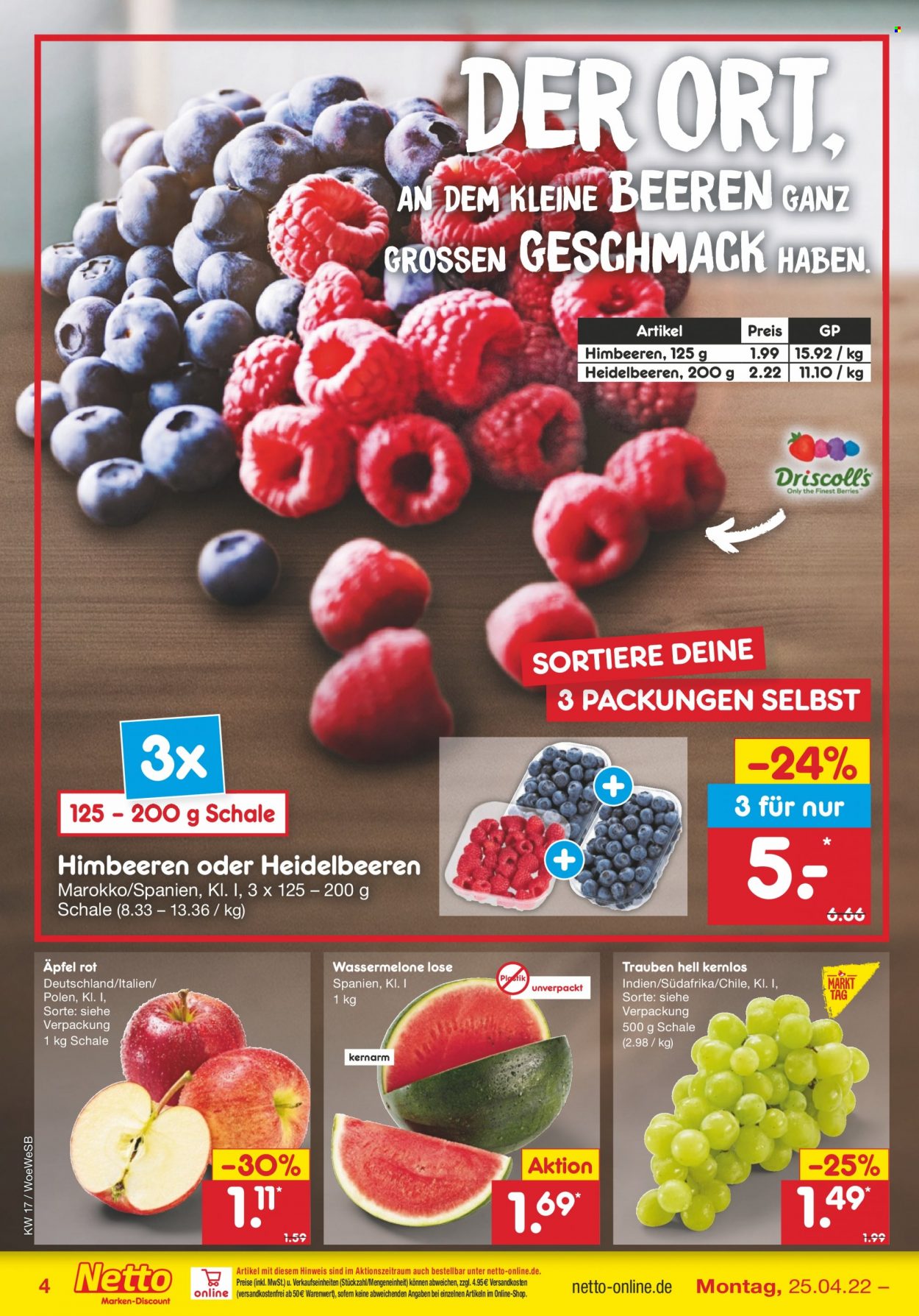 Netto Marken-Discount Prospekte  - 25.04.2022 - 30.04.2022. Seite 4