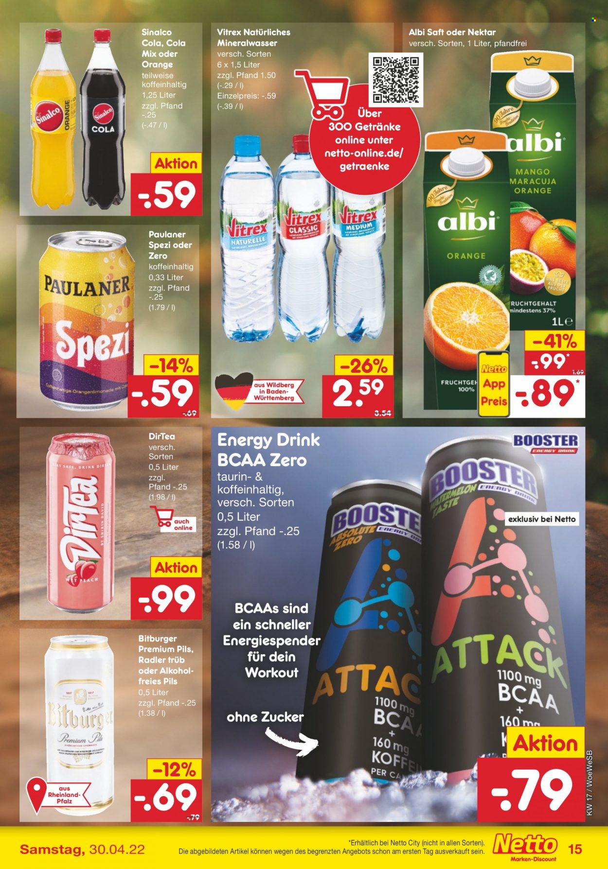 Netto Marken-Discount Prospekte  - 25.04.2022 - 30.04.2022. Seite 15