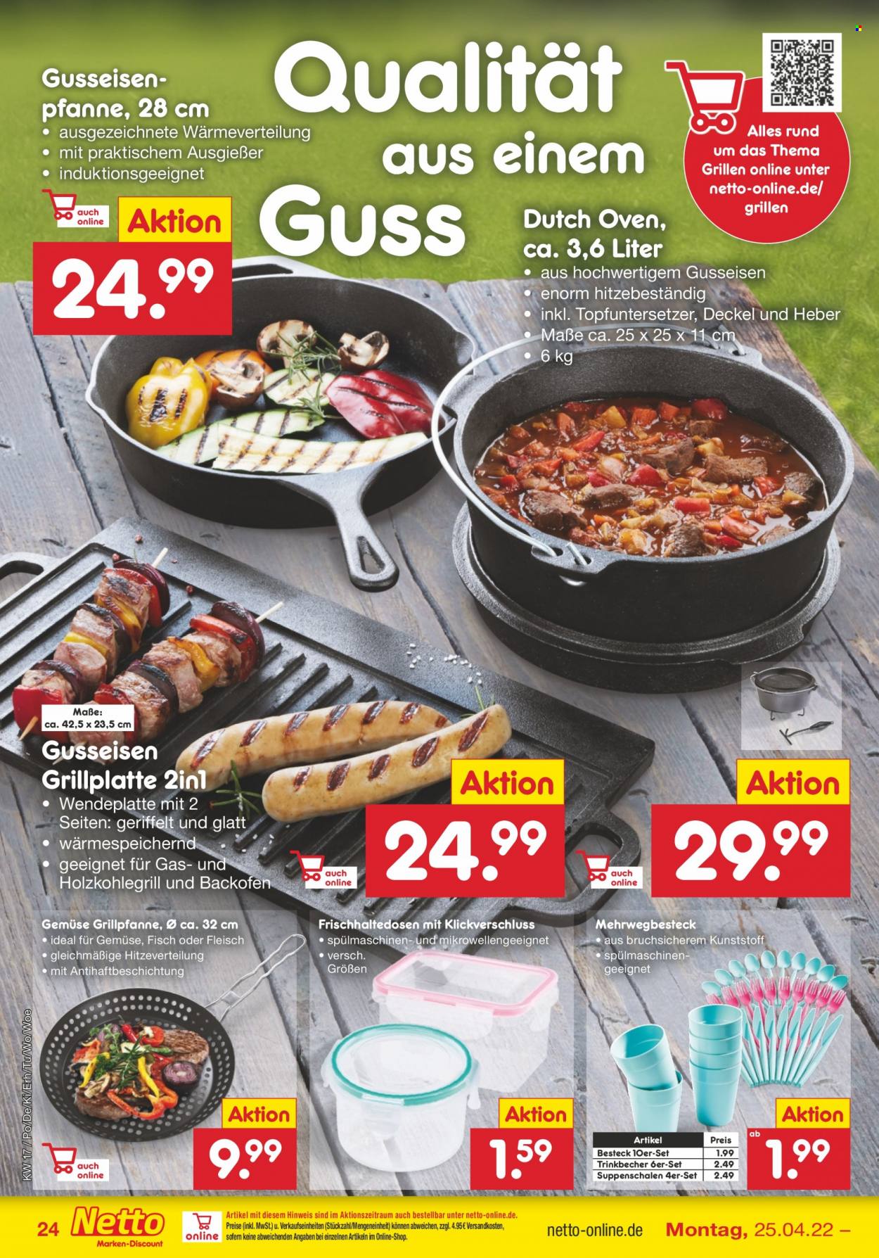 Netto Marken-Discount Prospekte  - 25.04.2022 - 30.04.2022. Seite 24