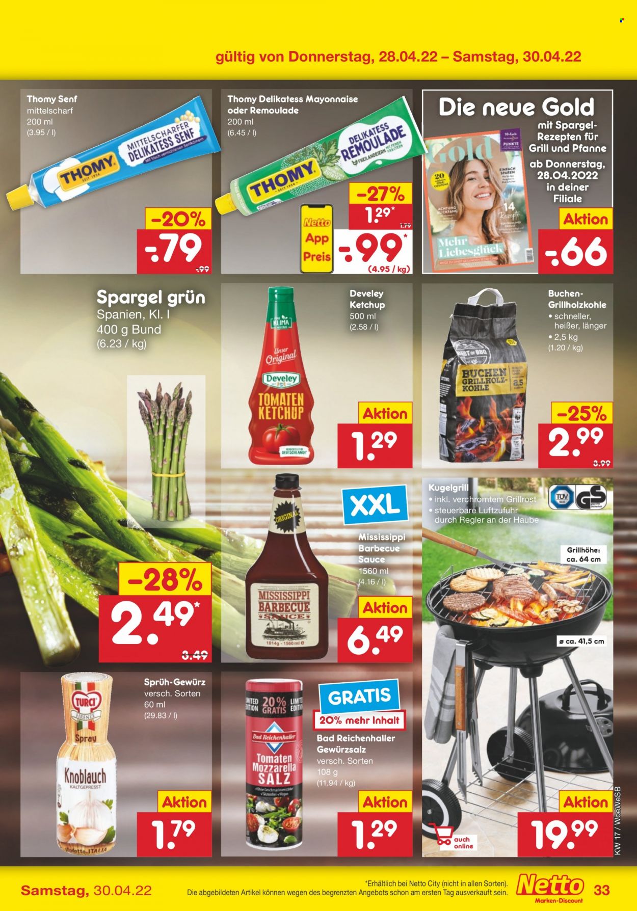 Netto Marken-Discount Prospekte  - 25.04.2022 - 30.04.2022. Seite 33