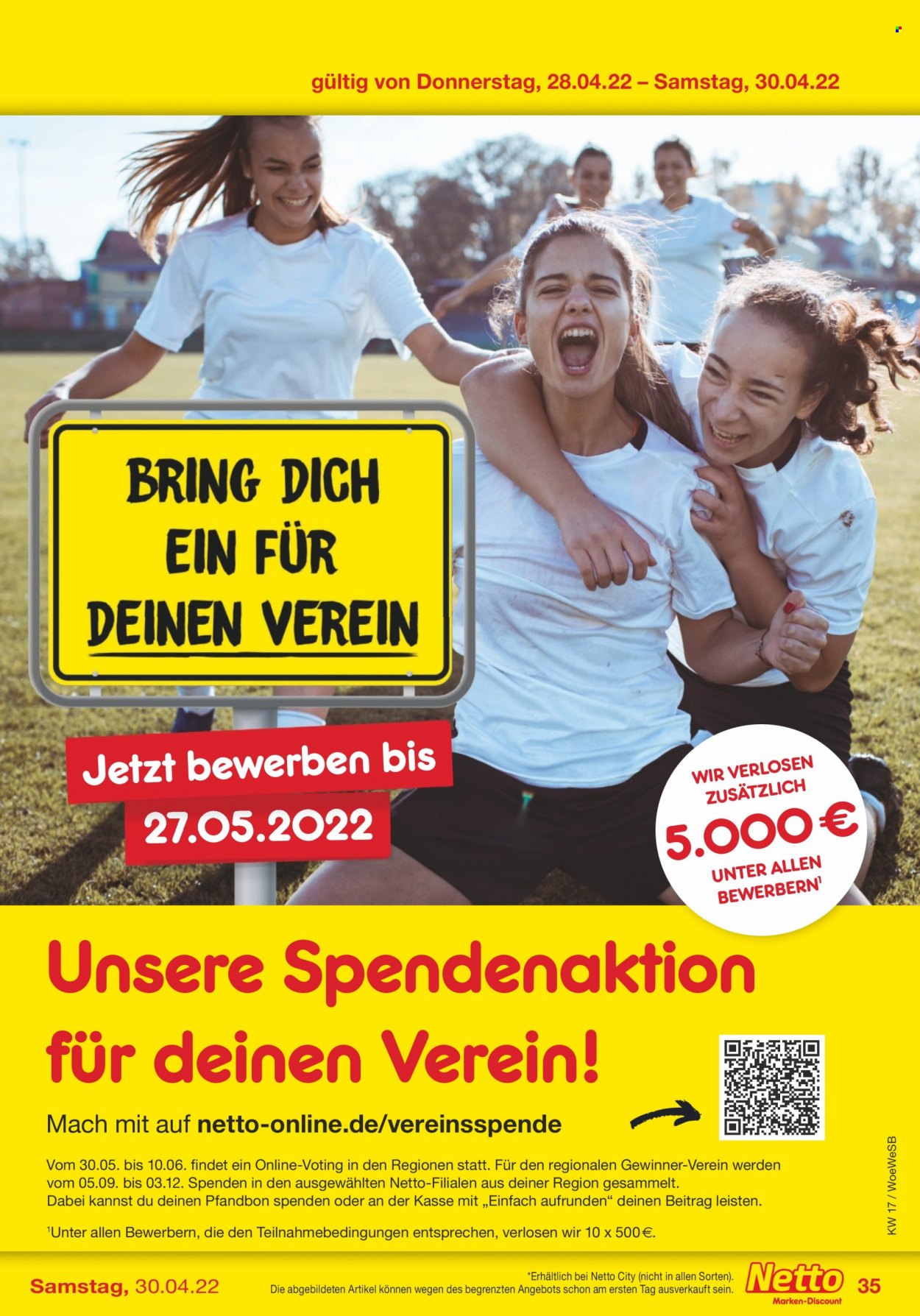 Netto Marken-Discount Prospekte  - 25.04.2022 - 30.04.2022. Seite 35