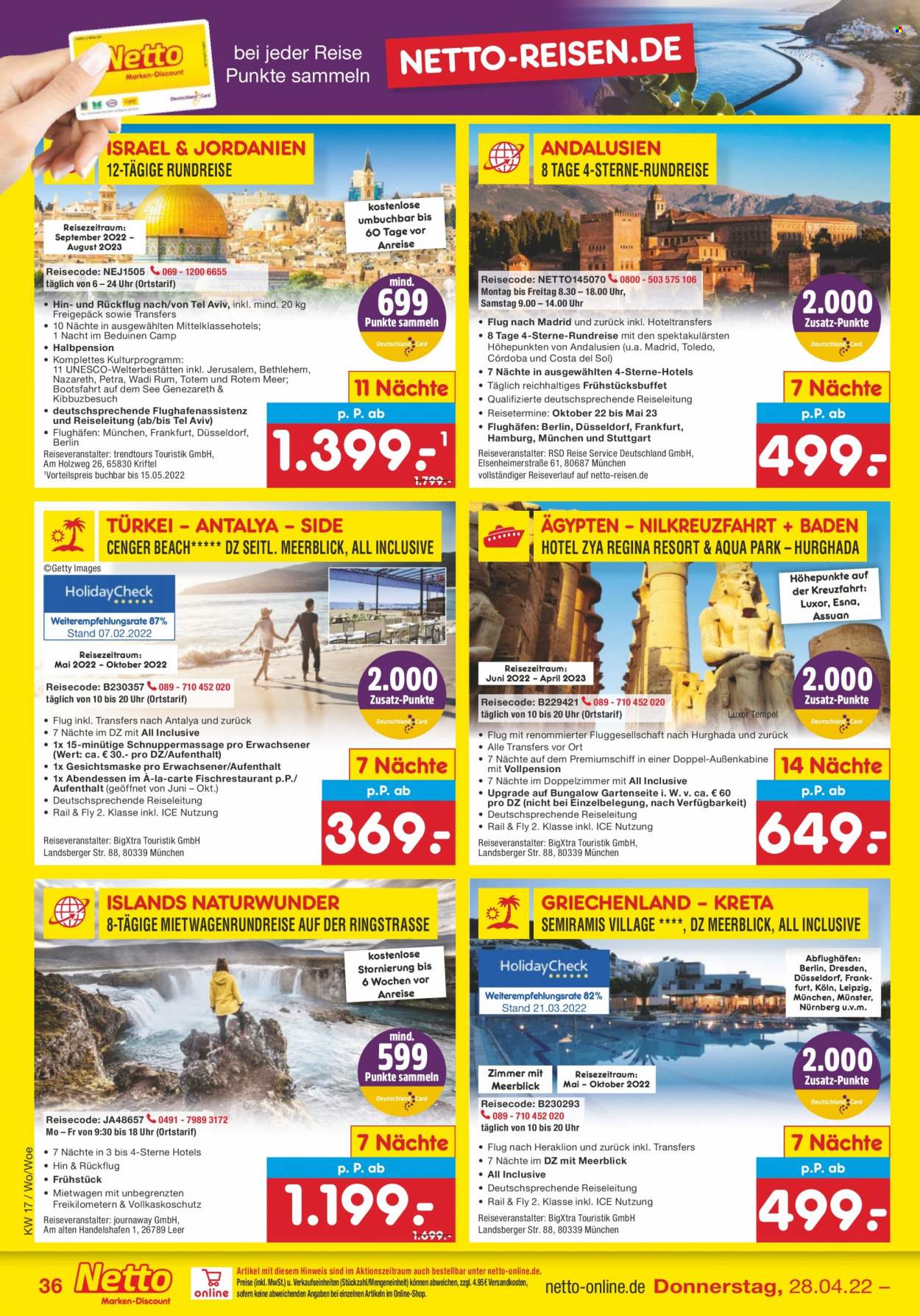 Netto Marken-Discount Prospekte  - 25.04.2022 - 30.04.2022. Seite 36