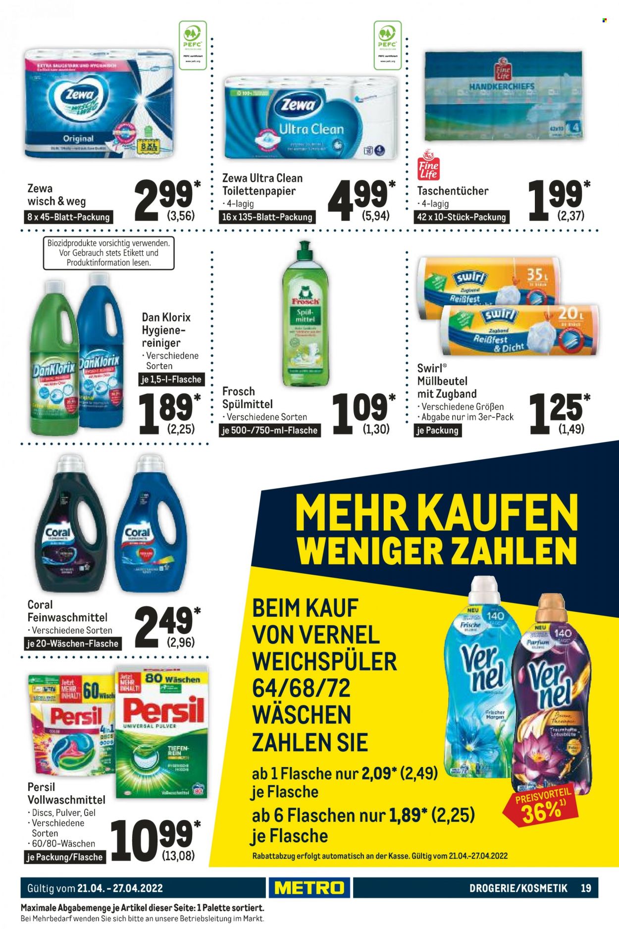 Metro Prospekte  - 21.04.2022 - 27.04.2022. Seite 19