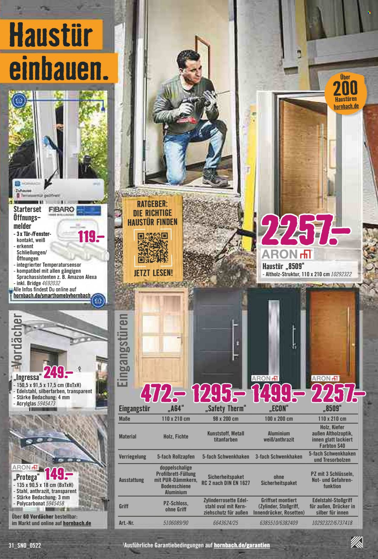 thumbnail - Prospekte Hornbach - 28.04.2022 - 25.05.2022 - Produkte in Aktion - Holz. Seite 31.