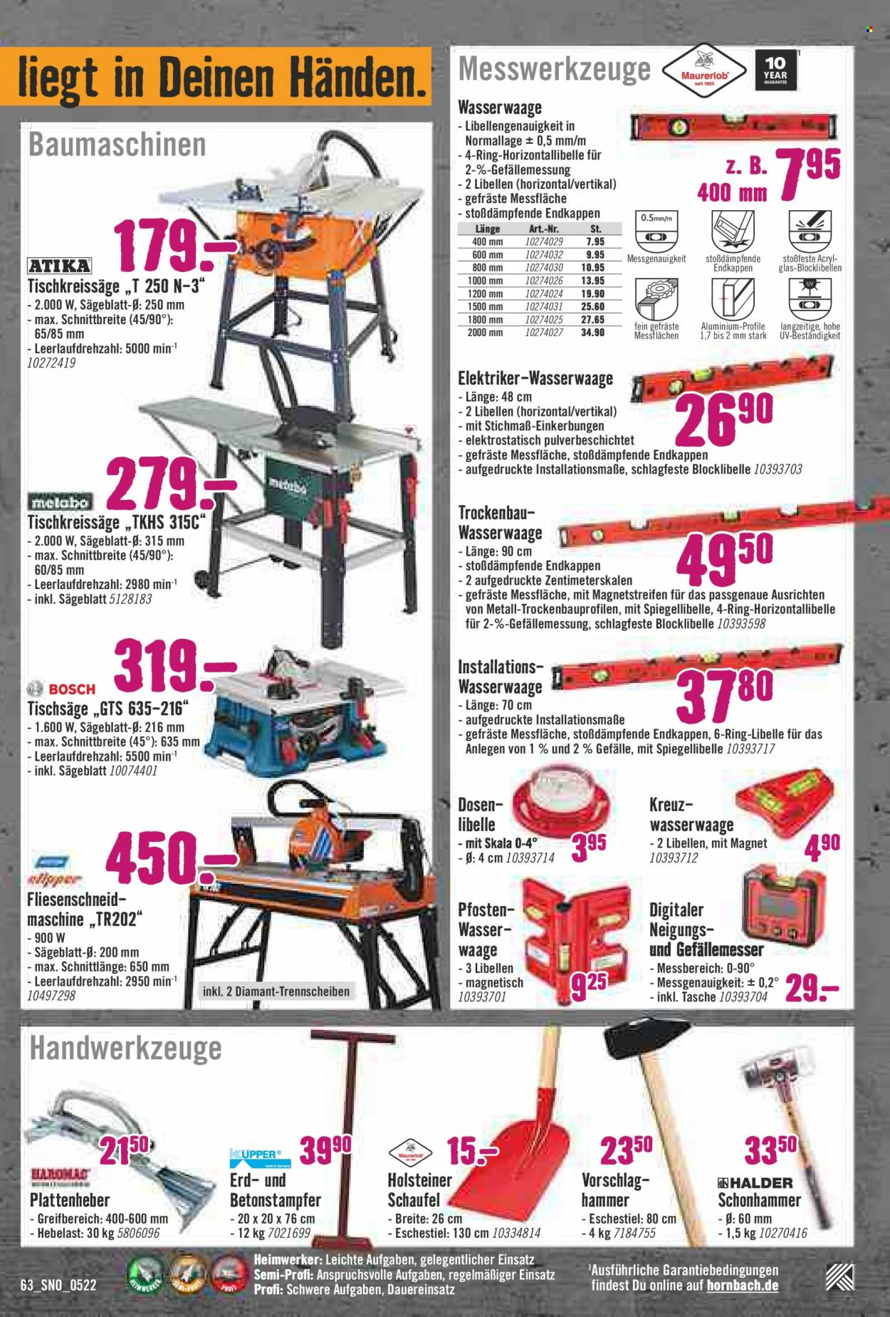 Hornbach Prospekte  - 28.04.2022 - 25.05.2022. Seite 63