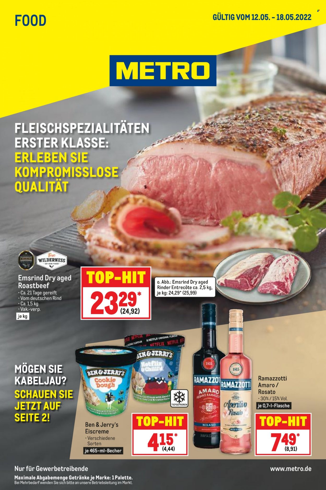 Metro Prospekte  - 12.05.2022 - 18.05.2022. Seite 1