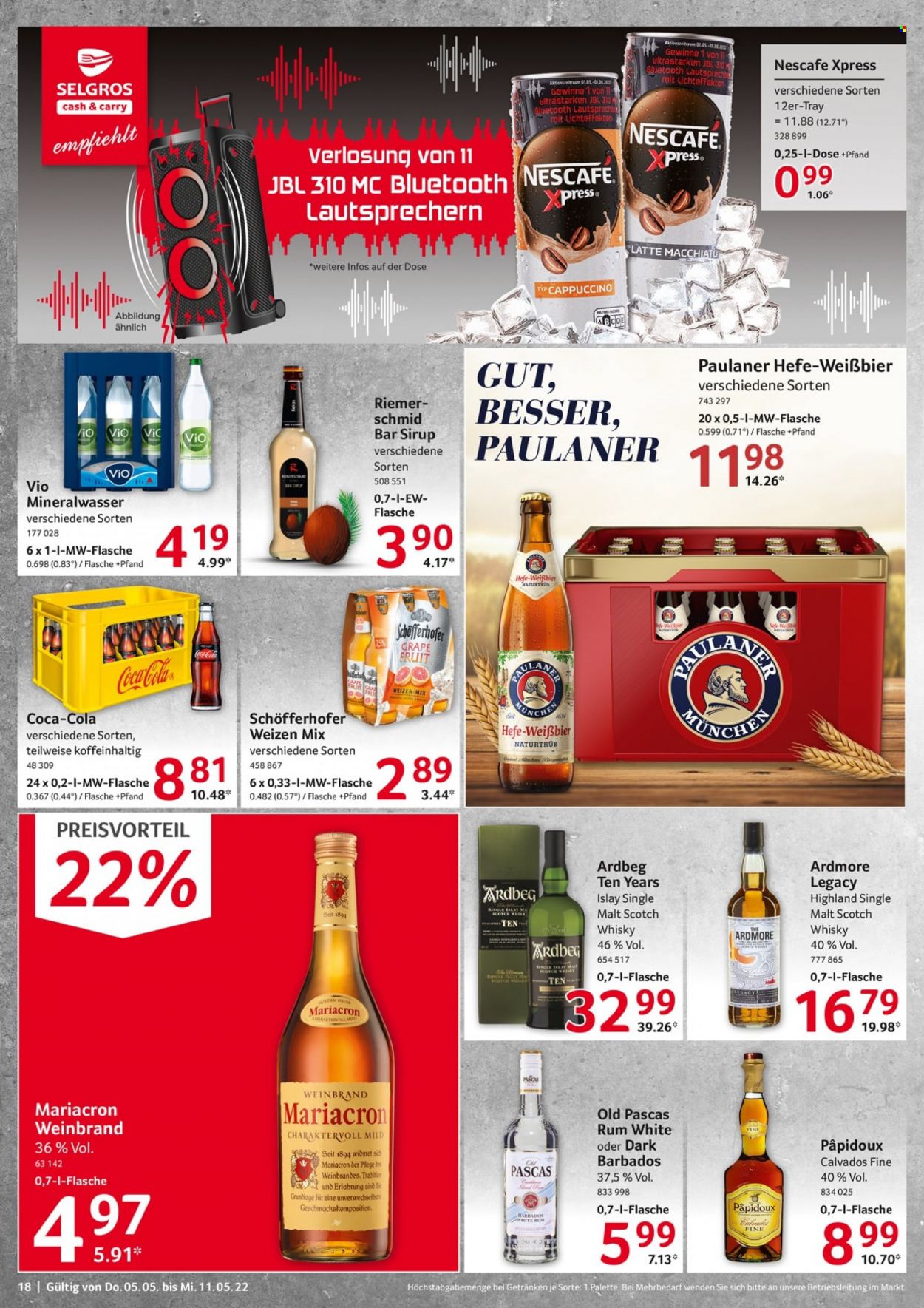 Selgros Prospekte  - 5.05.2022 - 11.05.2022. Seite 18