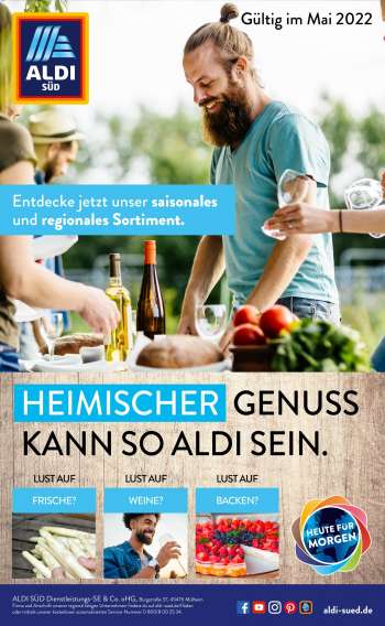 Prospekte ALDI SÜD - 1.05.2022 - 31.05.2022.