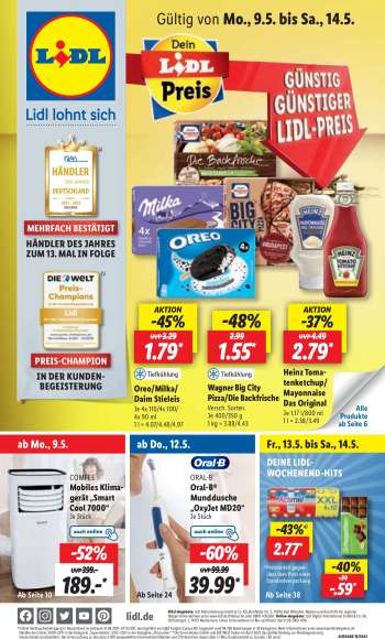 Prospekte Lidl - 9.05.2022 - 14.05.2022.