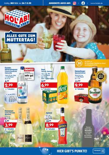 Prospekte Hol'ab! Getränkemarkt - 2.05.2022 - 7.05.2022.