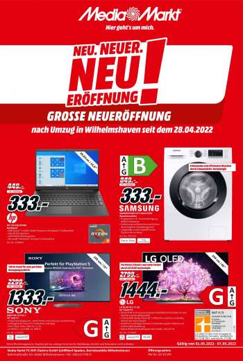 Prospekte MediaMarkt - 1.05.2022 - 7.05.2022.