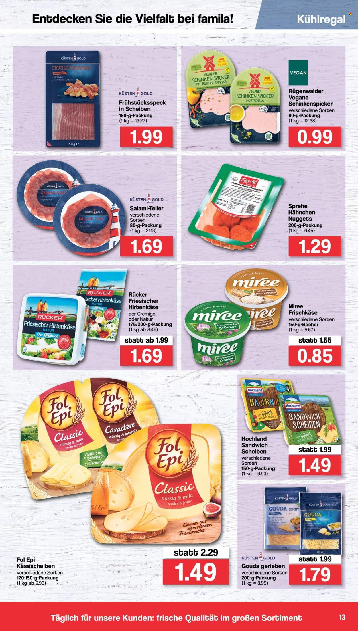famila Prospekte  - 2.05.2022 - 7.05.2022. Seite 13