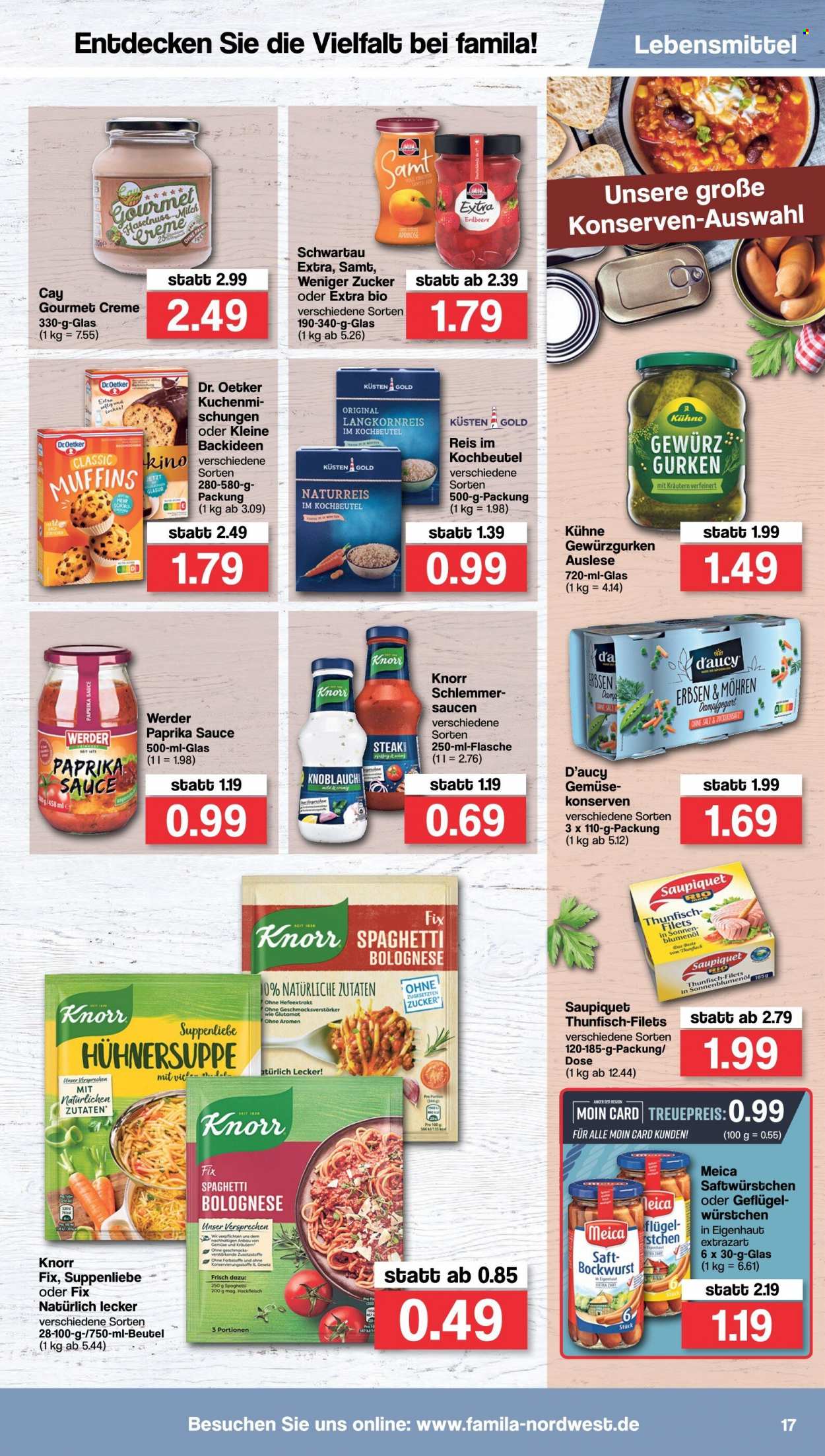 famila Prospekte  - 2.05.2022 - 7.05.2022. Seite 17