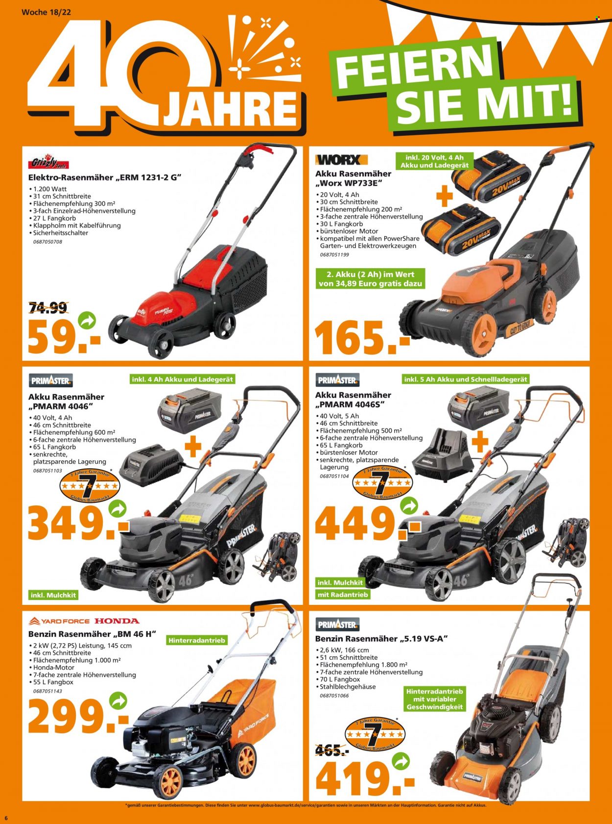 Globus Baumarkt Prospekte  - 2.05.2022 - 7.05.2022. Seite 6