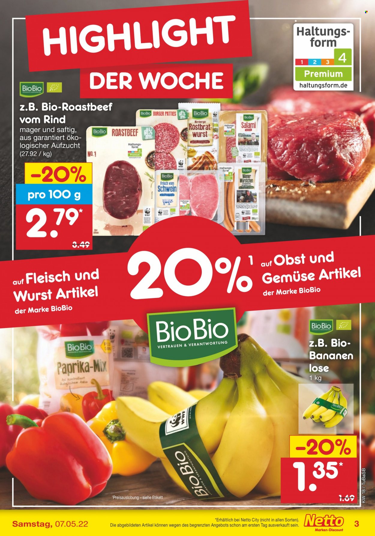 Netto Marken-Discount Prospekte  - 2.05.2022 - 7.05.2022. Seite 3