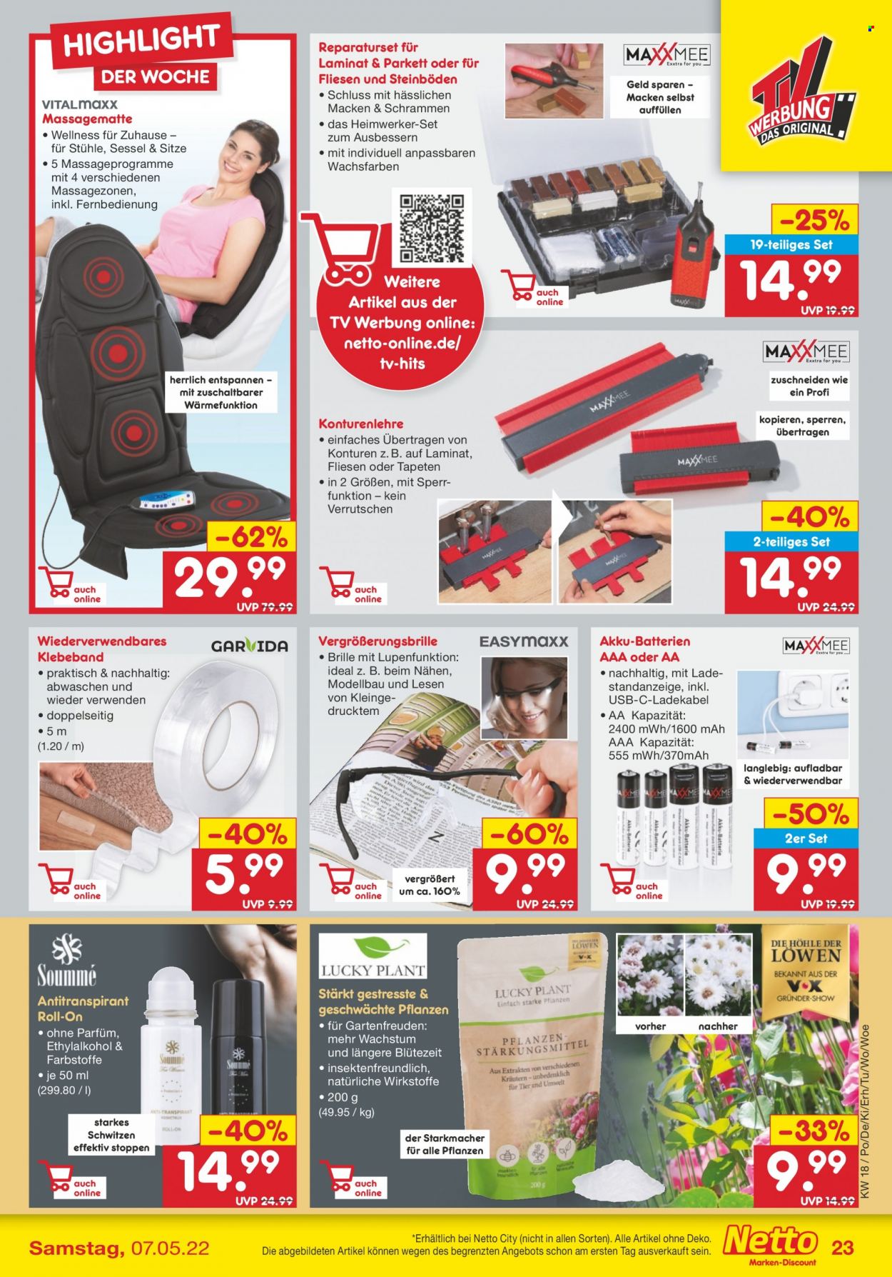 Netto Marken-Discount Prospekte  - 2.05.2022 - 7.05.2022. Seite 23